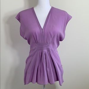 Aryn K lavender Top | Size M | 100% silk